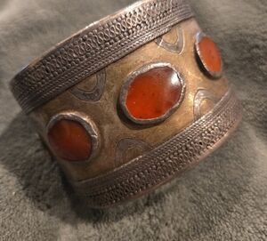 Turkmen Tribal Jewelry Qasli Bilezik Cuff Bracelet